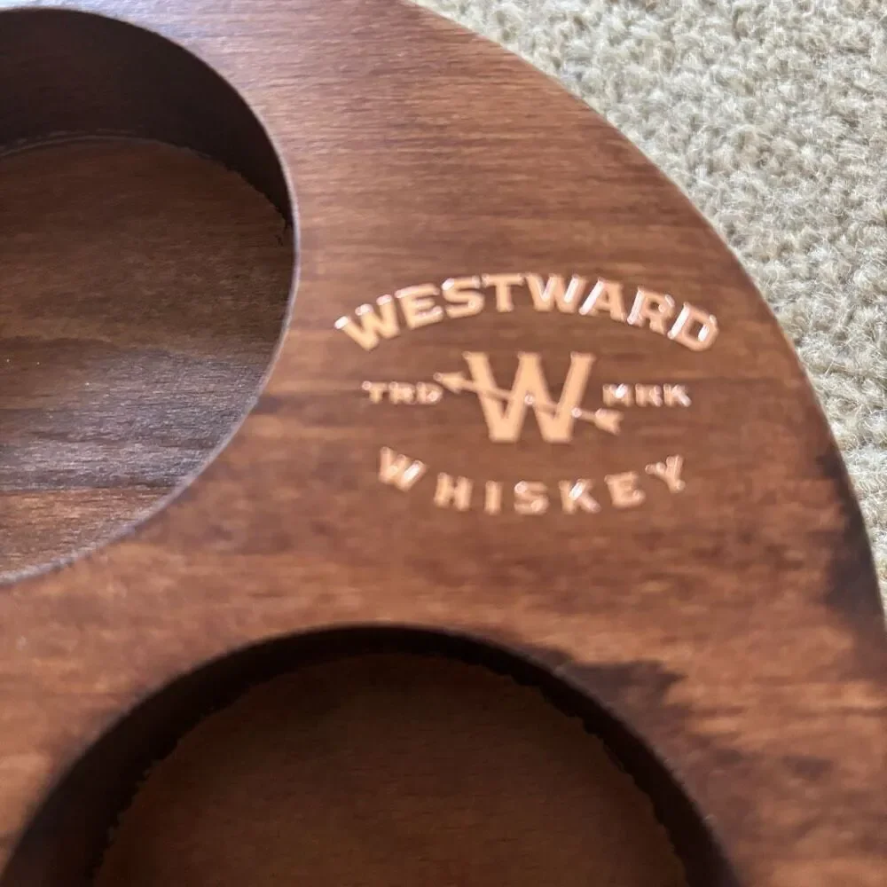 Westward Whiskey Wooden Flight Tasting Tray